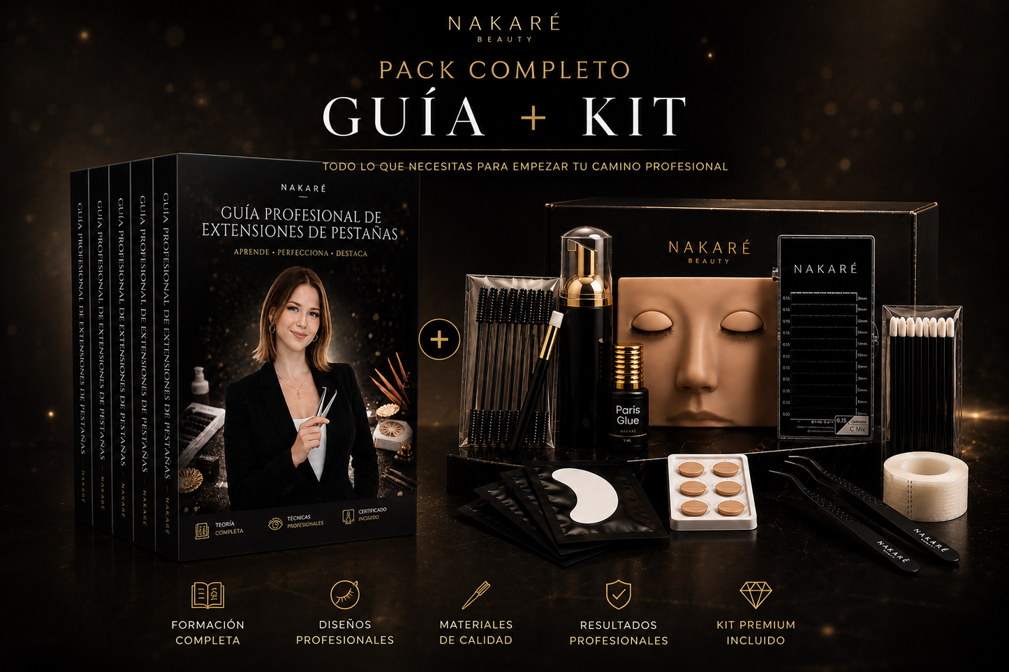 KIT iniciación pestañas pelo a pelo